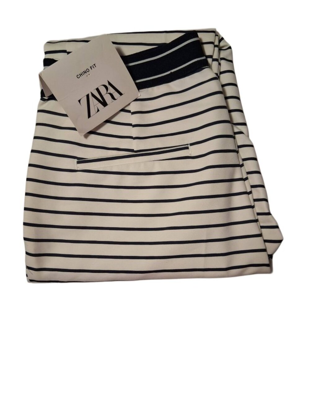 ZARA STRIPED CHINO PANTS - NEW WITH TAG